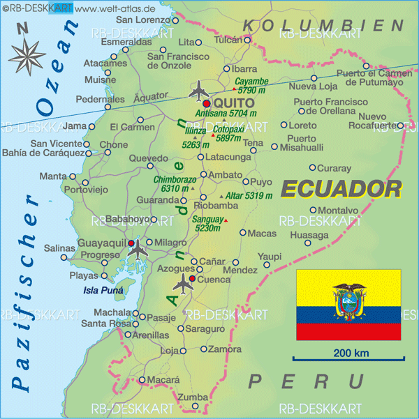 Ecuador Map